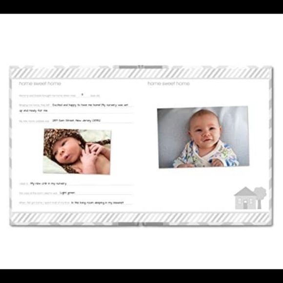 Brand New Pearhead First 5 Years Chevron Baby Memory Book - Picture 6 of 6